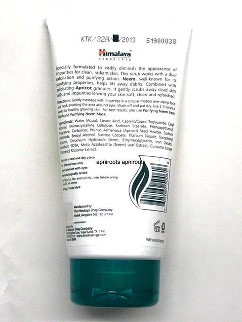 HIMALAYA NEEM SCRUB 150ML - apniroots Grocery