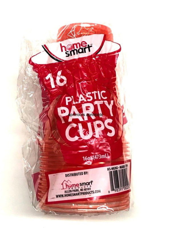 HOME SMART 16 RED CUPS473ML - apniroots Grocery