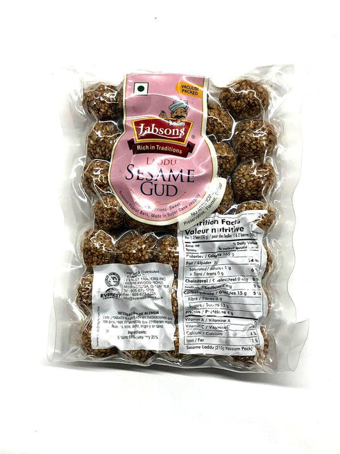 JABSONS SESAME GUD LADDU-210G - apniroots Grocery