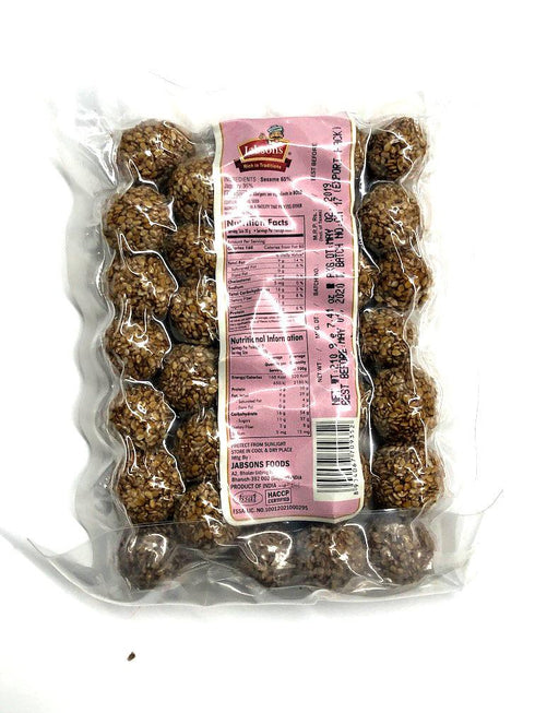 JABSONS SESAME GUD LADDU-210G - apniroots Grocery