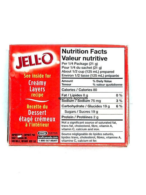 JELO STRAWBERRY 85G - apniroots Grocery