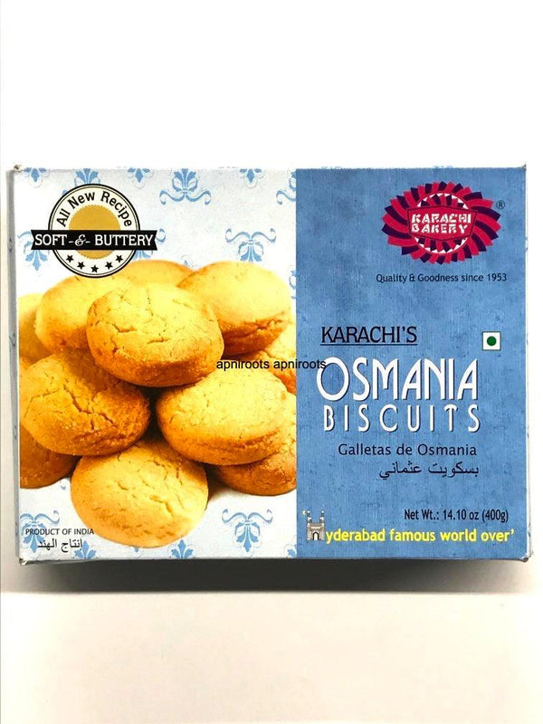 KARACHI OSMANIA COOKIES 400GM - apniroots Grocery