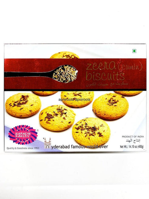 KARACHI ZEERA BISCUIT-400GM - apniroots Grocery