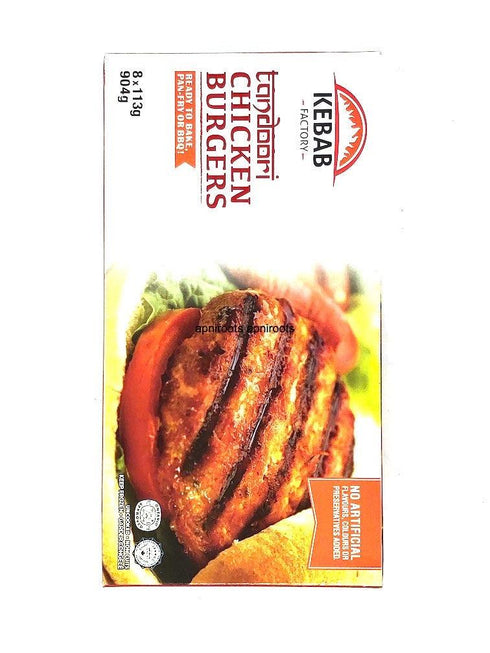 KEBAB F_CHICKEN BURGERS-8PCS - apniroots Grocery