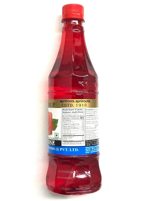 KELVERT ROSE SYRUP 700ML - apniroots Grocery
