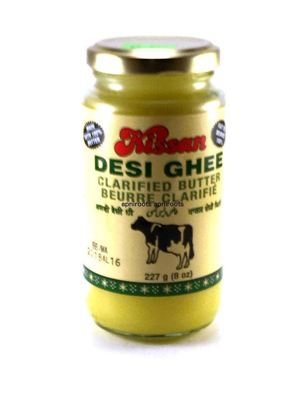 Kissan - Pure Desi Ghee Clarified Butter - 227gm - apniroots Grocery