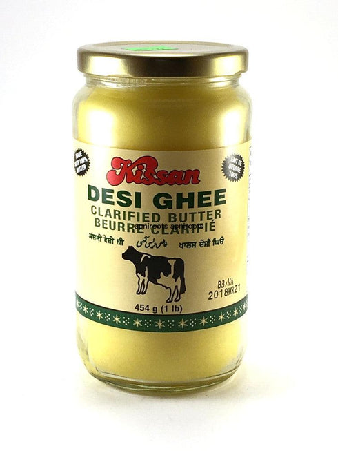 Kissan - Pure Desi Ghee Clarified Butter - 454gm - apniroots Grocery