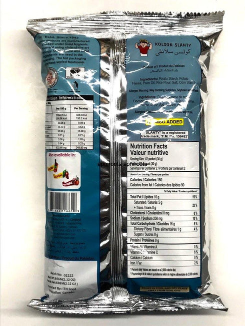 KOLSON SLANTYSALTED 60GM - apniroots Grocery