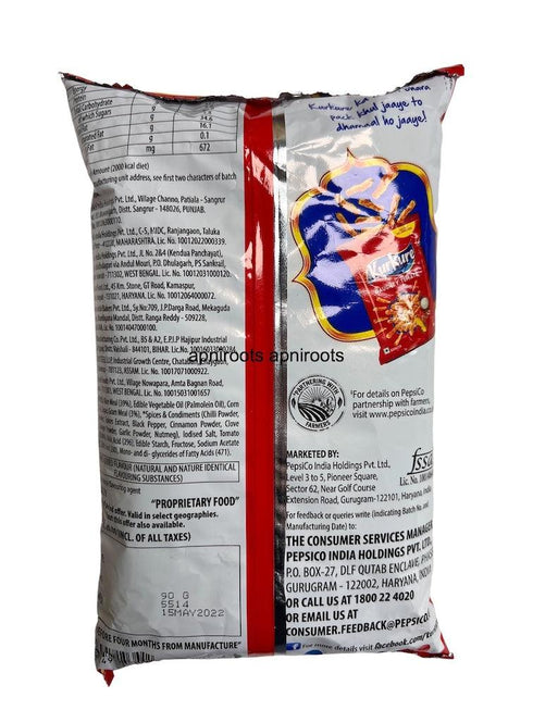 KURKURE NAUGHTY TOMATO - apniroots Grocery