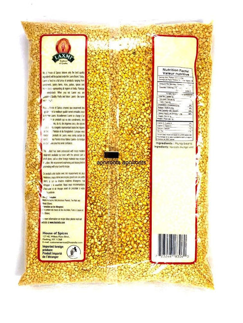 LAXMI MOONG DAL YELLOW 4LB - apniroots Grocery