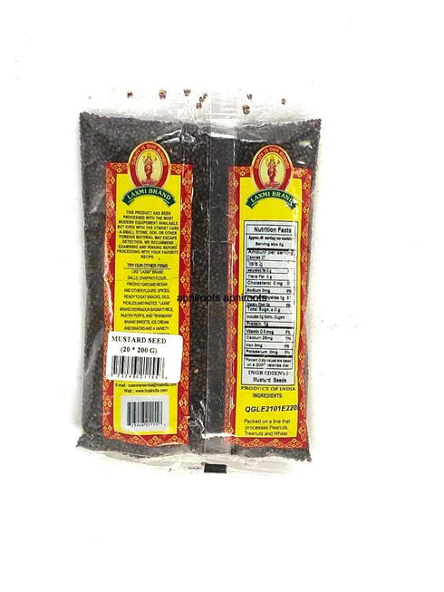 LAXMI MUSTARD SEEDS200G - apniroots Grocery