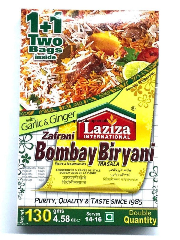 LAZIZA BOMBAY BIRYANI 130G - apniroots Grocery