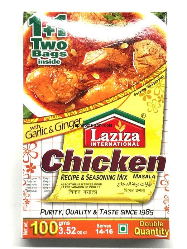 LAZIZA CHICKEN SPCE 100G - apniroots Grocery