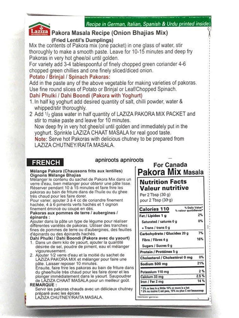 LAZIZA PAKORA MIX - apniroots Grocery