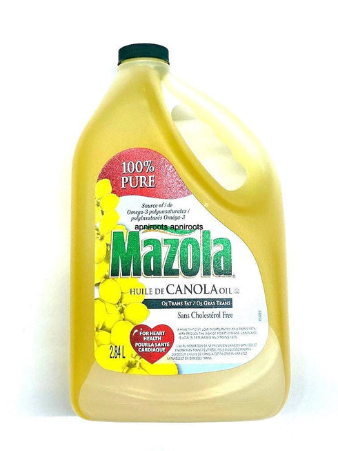 MAZOLA CANOLA OIL 3L - apniroots Grocery