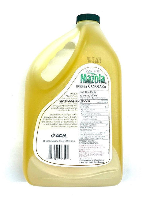 MAZOLA CANOLA OIL 3L - apniroots Grocery