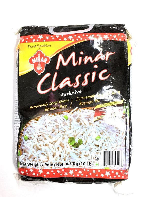 Minar - Basmati Rice - 10lb - apniroots Grocery