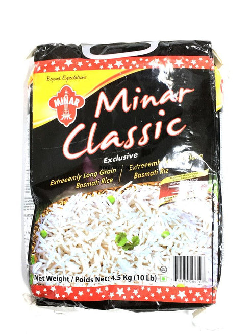 Minar - Basmati Rice - 10lb - apniroots Grocery
