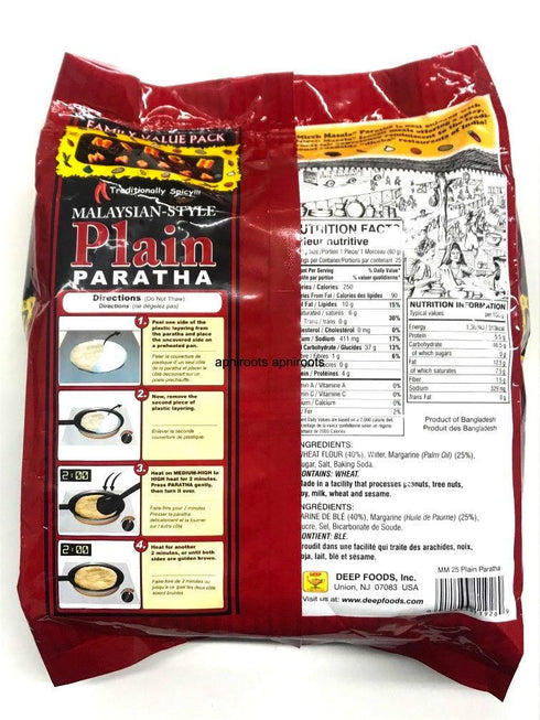 Mirch Masala 25PK FAMILY PARATHA - apniroots Grocery