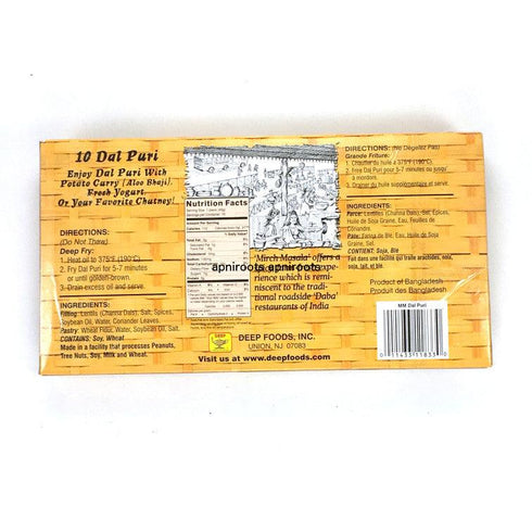 Mirch Masala - Dal Puri - 450gm 10 - apniroots Grocery