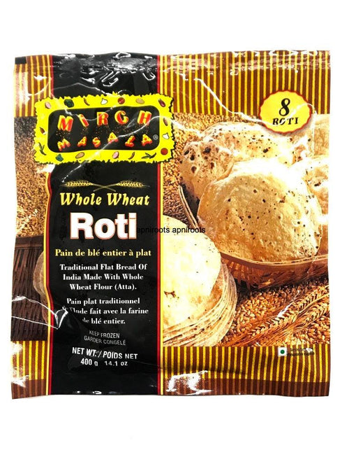 MIRCH MASALA W.W. ROTI 8PC - apniroots Grocery