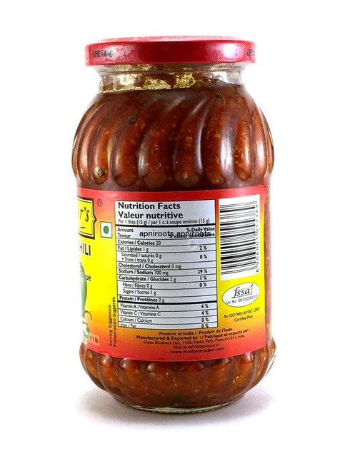 Mothers - Mango Chilli Pickle - 500gm - apniroots Grocery