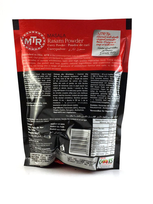 Mtr - Rasam Powder - 200gm - apniroots Grocery