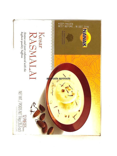 NANAK KESAR RASMALAI 12PC - apniroots Grocery