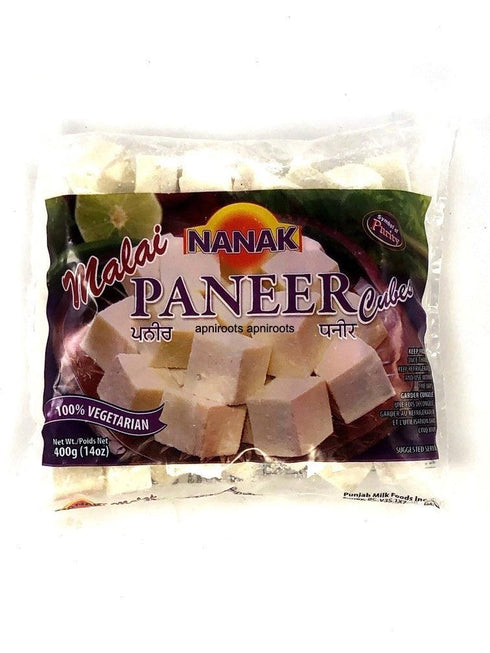 NANAK MALAI PANEERCUBES400G - apniroots Grocery