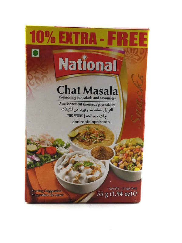 National - Chat Masala - 55gm - apniroots Grocery