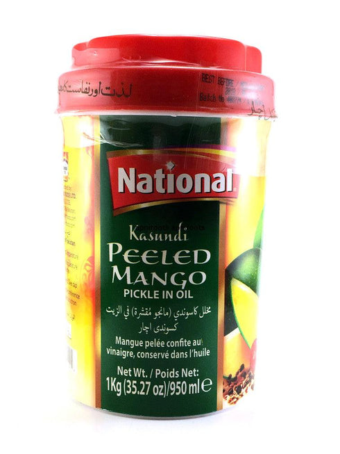 National - Kasundi Peeled Mango Pickle - 950ml - apniroots Grocery