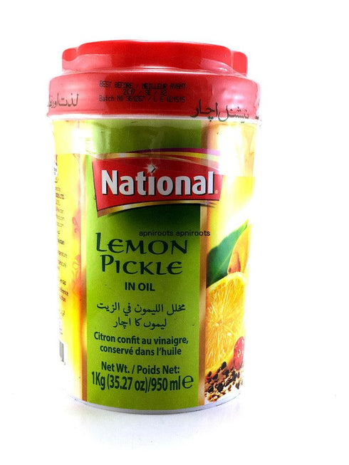 National - Lemon Pickle - 950ml - apniroots Grocery