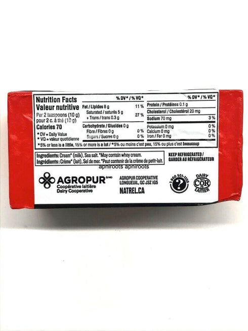 NATREL SALTED BUTTER454G - apniroots Grocery