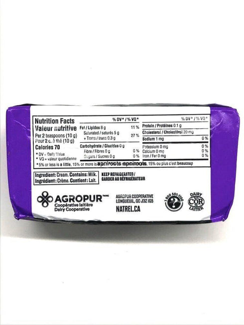 NATREL UNSALTD. BUTTER 1 LB - apniroots Grocery