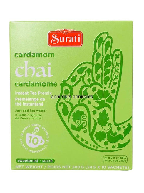 New Item_SURATI CARDAMOM CHAI MIX 240GM - apniroots Grocery