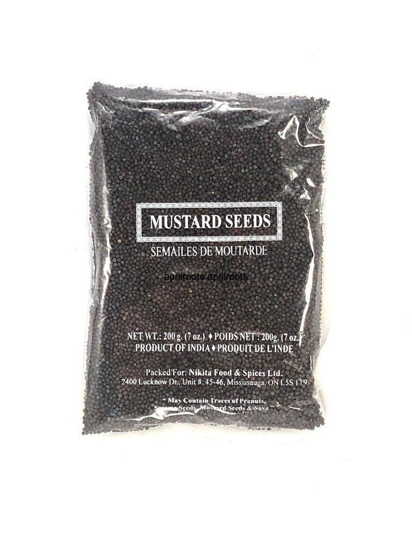 NIKITA MUSTARD SEEDS 200G - apniroots Grocery