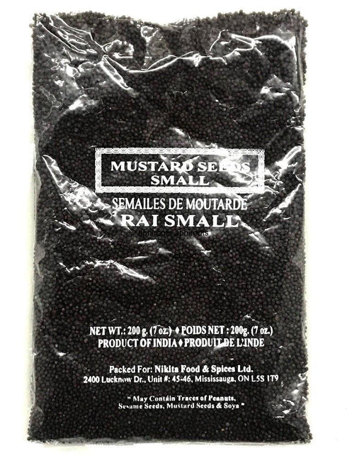 NIKITA MUSTARD SEEDS SMALL 200 - apniroots Grocery