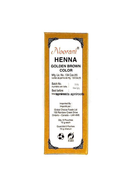 NOORANI BROWN HENNA 60G - apniroots Grocery