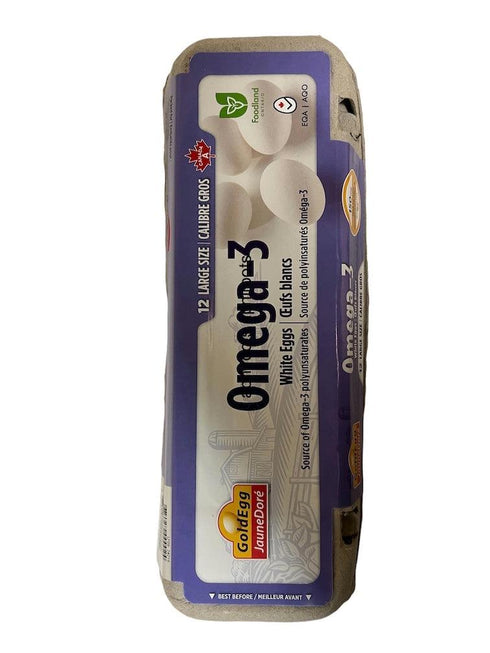 OMEGA 3 WHITE EGGS - apniroots Grocery