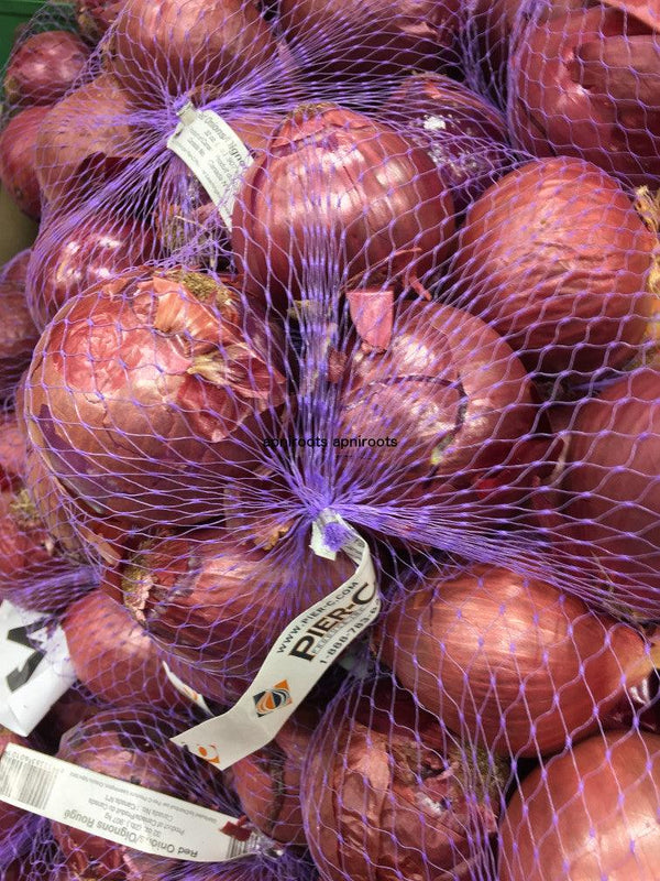 ONIONS RED - 3LB | (8 pcs approx.) - apniroots Grocery