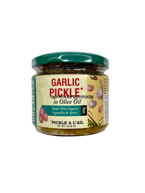 ORG GARLIC PICKLE300GM - apniroots Grocery