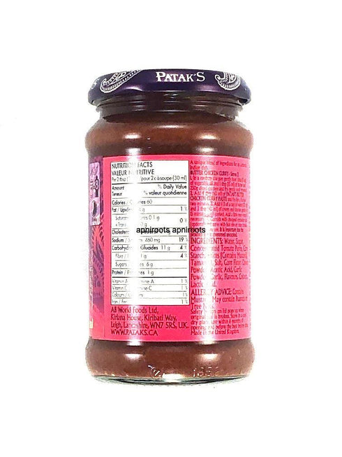 PATAKS BUTTER CHICKEN284ML - apniroots Grocery