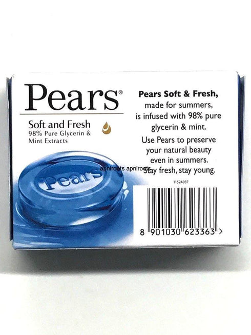 PEARS_SOFT&GENTLE-100GM - apniroots Grocery