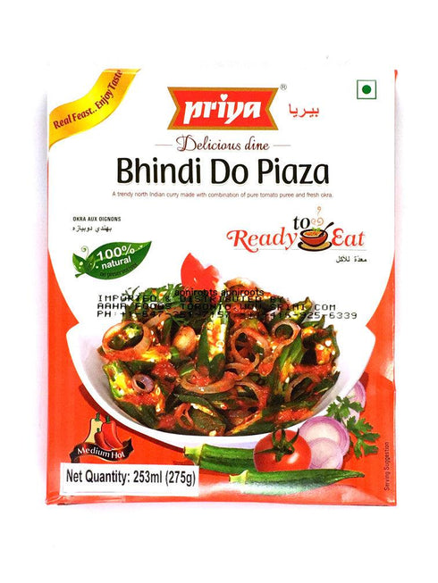 Priya - Bhindi Do Piaza - 275gm - apniroots Grocery