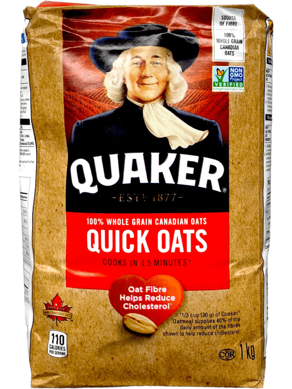 QUAKER OATS 1KG 1.5 MINUTES - apniroots Grocery