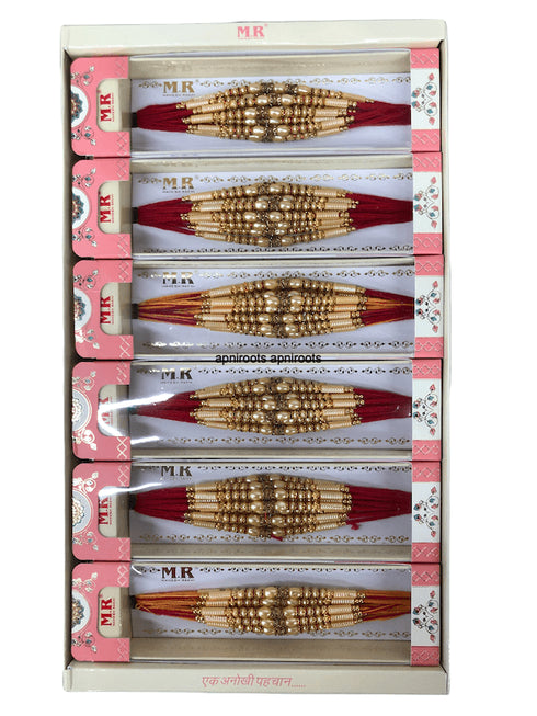 RAKHI Dozen Pack 002 - 1 pack of 10 pcs - apniroots Grocery