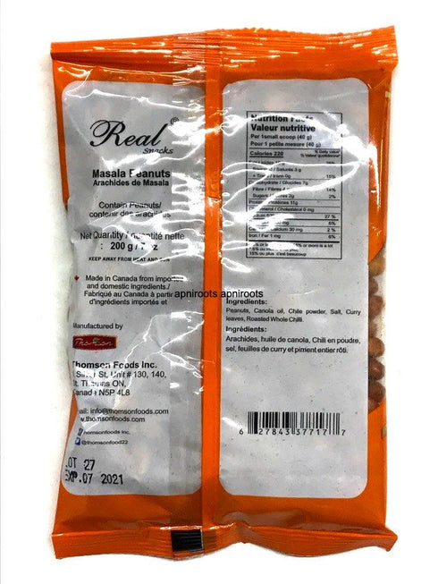 REAL_MASALA PEANUTS-200GM - apniroots Grocery