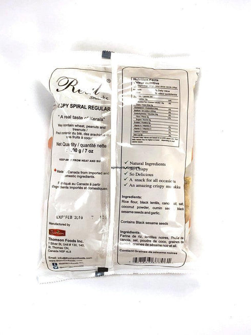 Real Snacks - Crispy Spiral - 200gm - apniroots Grocery
