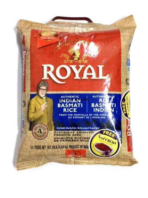 Royal - Indian Basmati Rice - 10lb - apniroots Grocery
