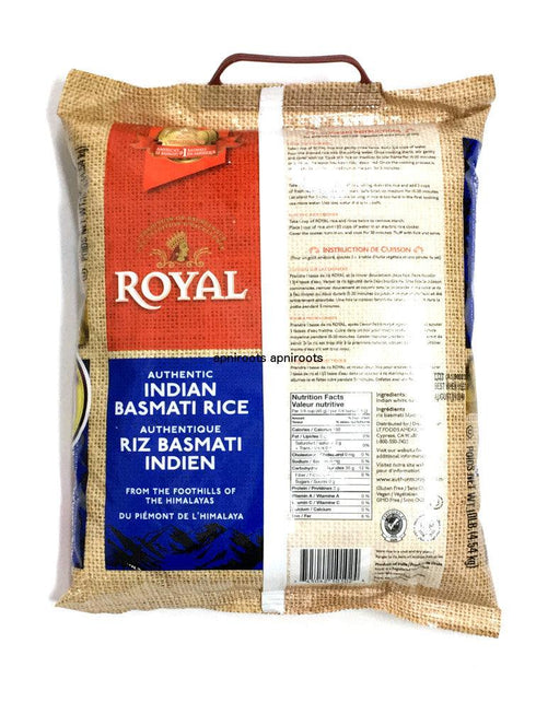 Royal - Indian Basmati Rice - 10lb - apniroots Grocery